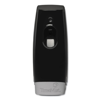 TimeMist 3.4 in. x 3.4 in. x 8.25 in. Settings Metered Air Freshener Dispenser - Black