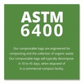 Percentage Off | Stout by Envision E3039E11 EcoSafe-6400 30 in. x 39 in. 1.1 mil. 30 Gallon Compostable Bags - Green (48/Box) image number 7