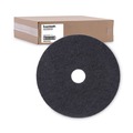 Cleaning Cloths | Boardwalk BWK4019BLA 19 in. Diameter Stripping Floor Pads - Black (5/Carton) image number 0