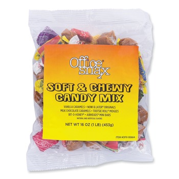 Office Snax 1 lb. Bag Candy Assortments - Soft and Chewy Candy Mix