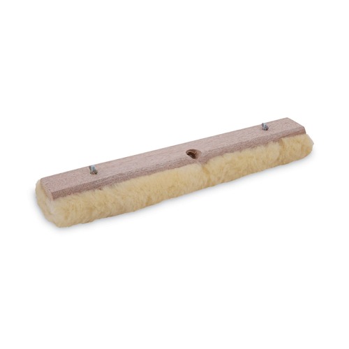  | Boardwalk BWK4418 18 in. Lambswool Finish Applicator Mop Head - White image number 0