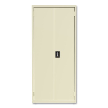 Alera 25769 30 in. x 15 in .x 66 in. 4 Shelves Economy Assembled Storage Cabinets - Putty