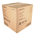 Cups and Lids | Fabri-Kal 000000000009508053 Kal-Clear/Nexclear X-Style Straw Slot/Flavor Buttons Plastic Drink Cup Lids Fits 9 oz. to 10 oz. Cold Cups - Clear (2500/Carton) image number 3