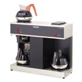 Labor Day Sale! Save $30 off $199! | BUNN 04275.0031 Pour-O-Matic 3-Burner 12-Cup Pour-Over Coffee Brewer - Stainless Steel/Black image number 1