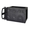Utility Carts | Rubbermaid Commercial FG450088BLA 17.13 in. x 38.5 in. x 38.88 in. 500 lbs. Capacity 2 Lipped Shelves Heavy-Duty Plastic Utility Cart - Black image number 5