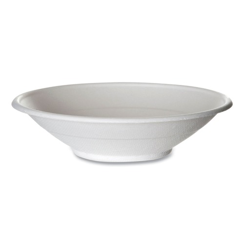 Bowls and Plates | Eco-Products EP-BL24 24 oz. Renewable And Compostable Sugarcane Bowls - Natural White (8 Packs/Carton, 50/Pack) image number 0