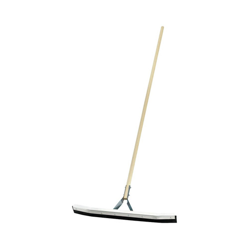 Cleaning Brushes | Magnolia Brush 4624 Curved 24 in. Rubber Squeegee with Steel Bracket Handle image number 0
