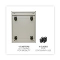 Office Carts & Stands | Alera ALEPABBFPY 14.96 in. x 19.29 in. x 27.75 in. 3-Drawers: Box/Box/File Legal/Letter Left or Right File Pedestal - Putty image number 5