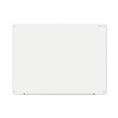  | Universal UNV43233 Frameless 48 in. x 36 in. Glass Marker Board - White image number 0