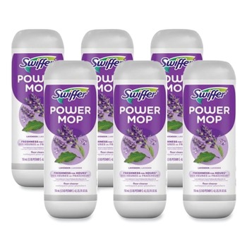 Swiffer PowerMop 25.3 oz. Bottle Cleaning Solution Refill - Lavender Scent (6/Carton)