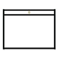 Office Jansan | C-Line 49912 Super Heavy-Duty Top Load 12 in. x 9 in. Insert Stitched Shop Ticket Holders - Clear Front, Black Border (25/Box) image number 2