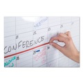 Office Jansan | MasterVision GA0397830 36 in. x 24 in. Silver Frame Monthly Planner image number 3