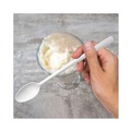  | Dart SO8BW Bonus Polypropylene Utensils 8 in. Spoon - White (1000/Carton) image number 2