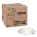 Cups and Lids | WNA APB160DM 12 in. x 1.5 in. Caterline Pack n' Serve Plastic Dome Lids - Clear (25/Carton) image number 0