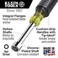 Klein Tools 630-6MM 6 mm Cushion Grip Nut Driver with 3 in. Hollow Shaft image number 1