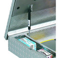 Crossover Truck Boxes | Delta 1-311000 Aluminum Single Lid Slimline Full-size Crossover Truck Box (Bright) image number 2