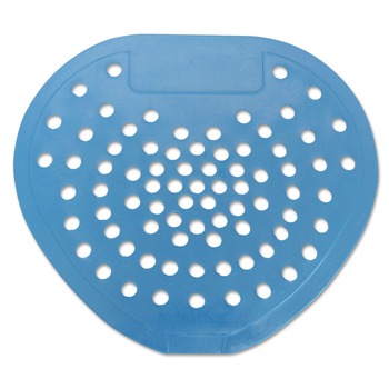 HOSPECO Dozen 7-3/4 in w x 6-7/8 in h Urinal Screen - Mint, Blue