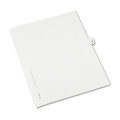 Customer Appreciation Sale - Save up to $60 off | Avery 01415 11 in. x 8.5 in. Legal Exhibit Letter O Side Tab Index Dividers - White (25-Piece/Pack) image number 1
