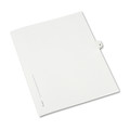 Office Jansan | Avery 01415 Avery-Style 26-Tab 'O' Label 11 in. x 8.5 in. Preprinted Legal Side Tab Divider - White (25-Piece/Pack) image number 1
