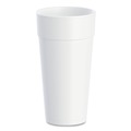 Just Launched | Dart 24J16 J Cup 24 oz. Insulated Foam Cups - White (20 Bags/Carton, 25/Bag) image number 0