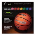 Toys | Champion Sports RBB1 No. 7 Official Size Rubber Sports Ball For Basketball - Orange image number 1