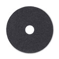 Cleaning Cloths | Boardwalk BWK4017BLA 17 in. Diameter Stripping Floor Pads - Black (5/Carton) image number 1