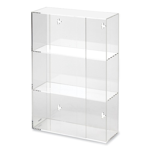 Cleaning & Janitorial Supplies | Kantek AH135 10 in. x 4 in. x 16 in. Triple Glove Dispenser - Clear image number 0