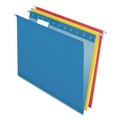 Office Jansan | Pendaflex 16157EE 1/5-Cut Exterior Hanging File Folder 1/3-Cut File Folder Letter Size Combo Filing Kit (24/Box) image number 1