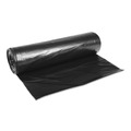 Trash Bags | Boardwalk H8647HKKR01 43 in. x 47 in. 56 gal. 0.6 mil Low-Density Waste Can Liners - Black (100/Carton) image number 1