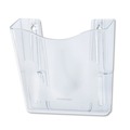  | Deflecto 63001 Euro-Style DocuPocket 10.25 in. x 4 in. x 10 in. A4/Legal/Letter/Magazine/Portfolio Size Portrait Wall File - Clear image number 0