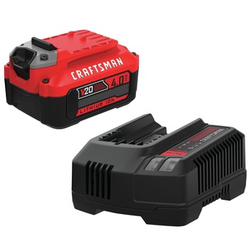Factory Reconditioned Craftsman V20 4 Ah Lithium-Ion Battery and Charger Starter Kit