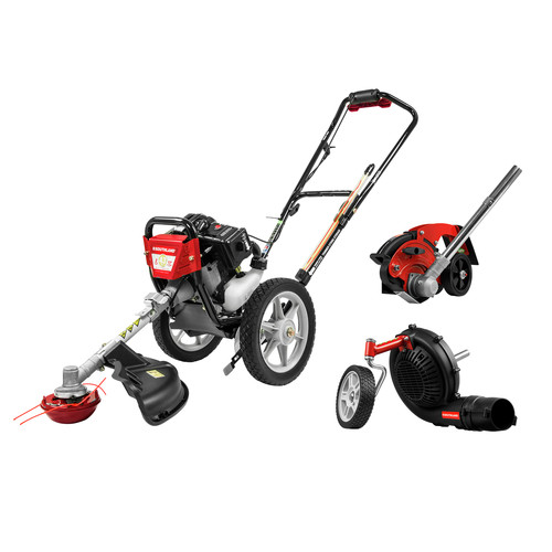 Outdoor Power Combo Kits | Southland SWSTM4317EB 43cc Wheeled String Trimmer with Edger Attachment & Blower Attachment  Combo Kit image number 0