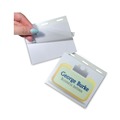  | C-Line 92843 3 in. x 4 in. Self-Laminating Magnetic Style Name Badge Holder Kit - Clear (20/Box) image number 4