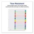 Office Jansan | Avery 11845 1 - 15 Tab 11 in. x 8.5 in. Customizable TOC Ready Index Divider Set - Multicolor (1 Set) image number 4