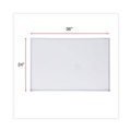  | Universal UNV43623 36 in. x 24 in. Melamine Dry Erase Board with Anodized Aluminum Frame - White Surface image number 2