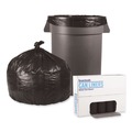 Trash Bags | Boardwalk H6639MKKR01 33 in. x 39 in., 33 gal., 0.5 mil, Low-Density Waste Can Liners - Black (200/Carton) image number 1