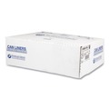 Trash Bags | Inteplast Group S386017N 60 gal. 17 microns 38 in. x 60 in. High-Density Interleaved Commercial Can Liners - Clear (25 Bags/Roll, 8 Rolls/Carton) image number 4