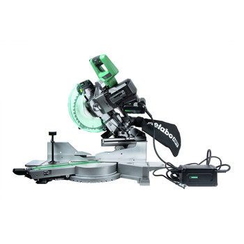 Factory Reconditioned Metabo HPT C3610DRAQ4MR MultiVolt 36V Brushless Lithium-Ion 10 in. Cordless Dual Bevel Sliding Miter Saw (Tool Only)