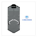 Cleaning & Janitorial Supplies | Boardwalk TSU-P-006I006I-56-AAS80 5.22 oz Vertical Urinal Screen - Midnight Coast Scent/Black (6/Carton) image number 6