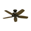 Ceiling Fans | Hunter 52218 42 in. Builder Small Room New Bronze Ceiling Fan with Light image number 6