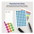 Office Jansan | Avery 05796 0.25 in. Diameter Handwrite-Only Self-Adhesive "See Through" Removable Round Color Dots - Assorted (216/Sheet, 4 Sheets/Pack) image number 3