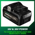 Office Electronics & Batteries | Metabo HPT 381991M 36V/18V MultiVolt 4 Ah/8 Ah T-PWR  Lithium-Ion Battery image number 6