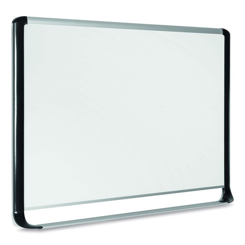 White Boards | MasterVision MVI050201 Gold Ultra 48 in. x 36 in. Aluminum Frame Magnetic Dry Erase Board - White/Black image number 0