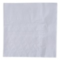 Paper Towels and Napkins | Boardwalk BWK8307 17 in. x 17 in. 1-Ply Dinner Napkin - White (250/Pack, 12 Packs/Carton) image number 2