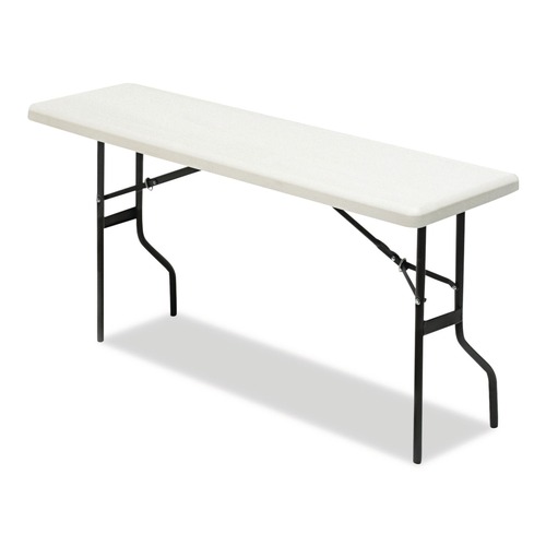 Office & Office Supplies | Iceberg 65353 60 in. x 18 in. x 29 in. IndestrucTable Classic Rectangular Folding Table - Platinum image number 0