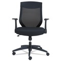  | Alera ALEEBK4217 EB-K Series 18.5 in. - 22.04 in. High Synchro Mid-Back Flip-Arm Mesh Chair - Black image number 1