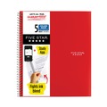 Notebooks & Pads | Five Star 06208 200 Sheet 5 Subject 8 Pocket 8.5 in. x 11 in. Medium/College Rule Wirebound Notebook - Randomly Assorted Covers image number 5