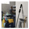 Cleaning & Janitorial Accessories | Boardwalk 96149-BWK 8 ft. Two-Sections Aluminum Extension Pole - Silver/Black image number 4