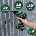 Drill Drivers | Metabo HPT DS18DBFL2Q4M 18V Brushless Lithium-Ion Cordless Driver Drill (Tool Only) image number 5