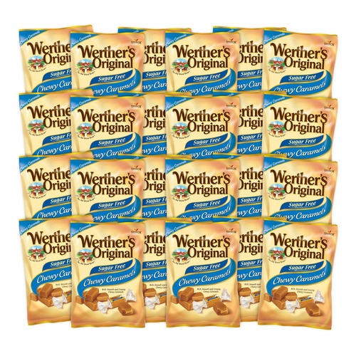 Snacks | Green Rabbit 810128792080 1.48 oz Chewy Caramels Sugar-Free (24/Carton) image number 0